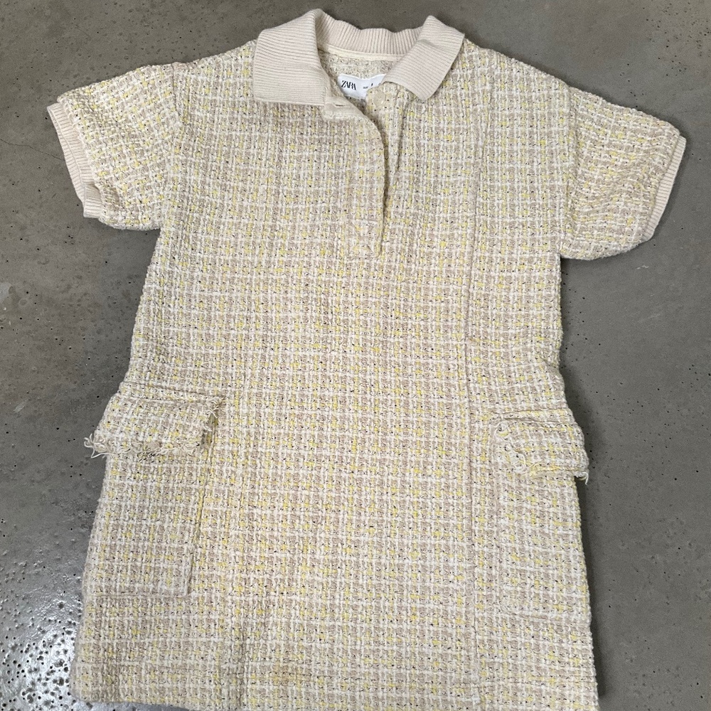 Zara Tweed Girls Dress